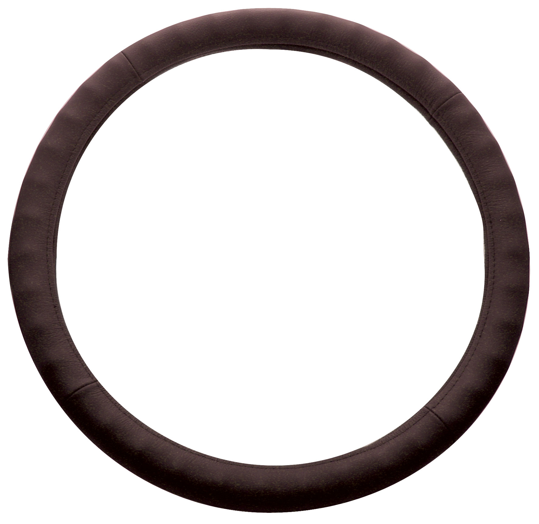 18" Leather Steering Wheel Cover - Burgundy