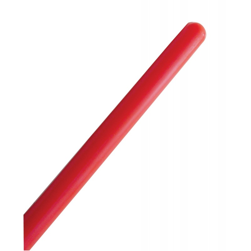 (9/Bulk) ) Rubber Peterbilt Replacement Foot Pedal Insert - Red