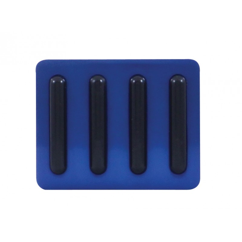 Anodized Blue Aluminum Kenworth Replacement Pedal - Clutch