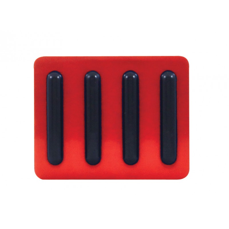 Anodized Red Aluminum Kenworth Replacement Pedal - Clutch
