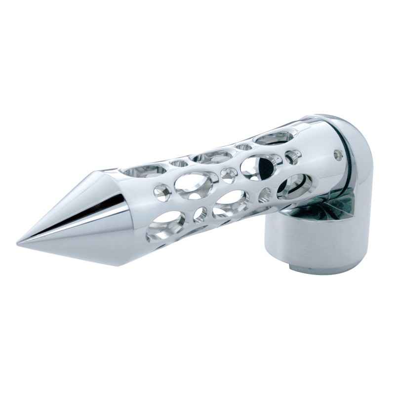 Chrome "Daytona" Spike Gearshift Knob With Mounting Adaptor