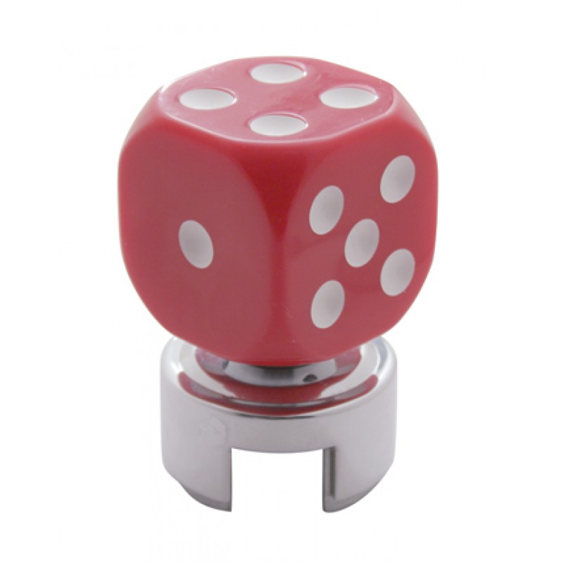 Red Dice Gearshift Knob With Mounting Adaptor