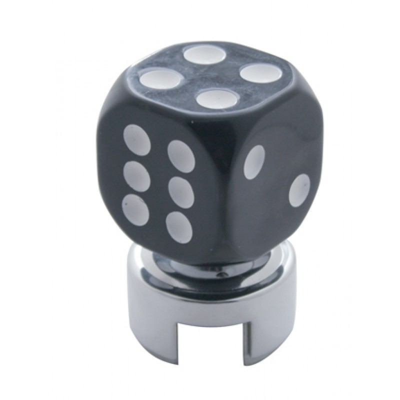 Black Dice Gearshift Knob With Mounting Adaptor