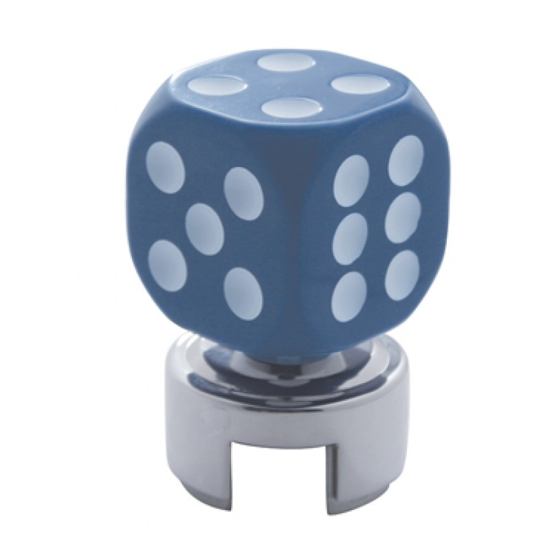 Blue Dice Gearshift Knob With Mounting Adaptor