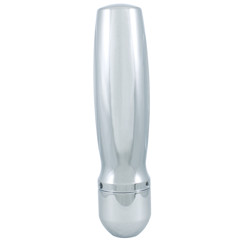 Chrome "Vegas" Shift Knob With Aluminum 5/16-24 Sae Thread Shift Knob Adaptor