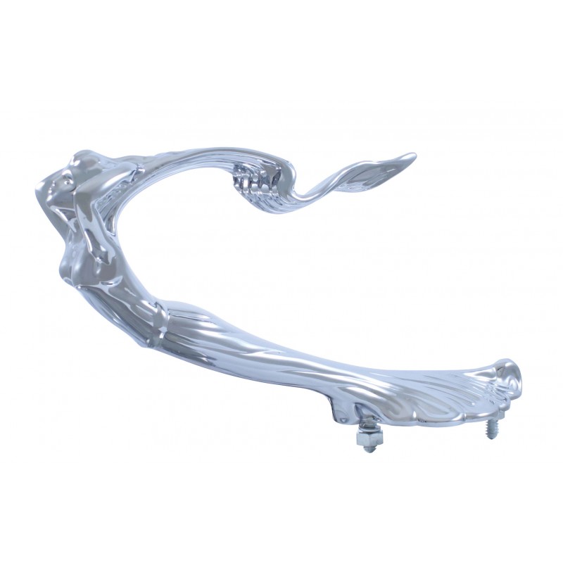 Chrome Flying Goddess Hood Ornament