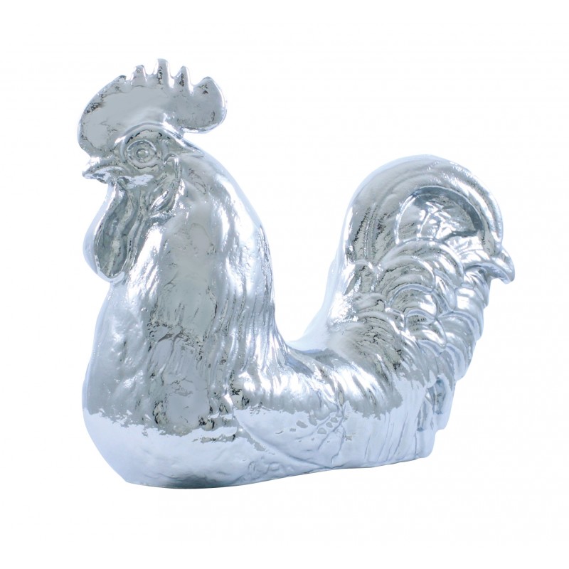 Chrome Hood Ornament - Rooster