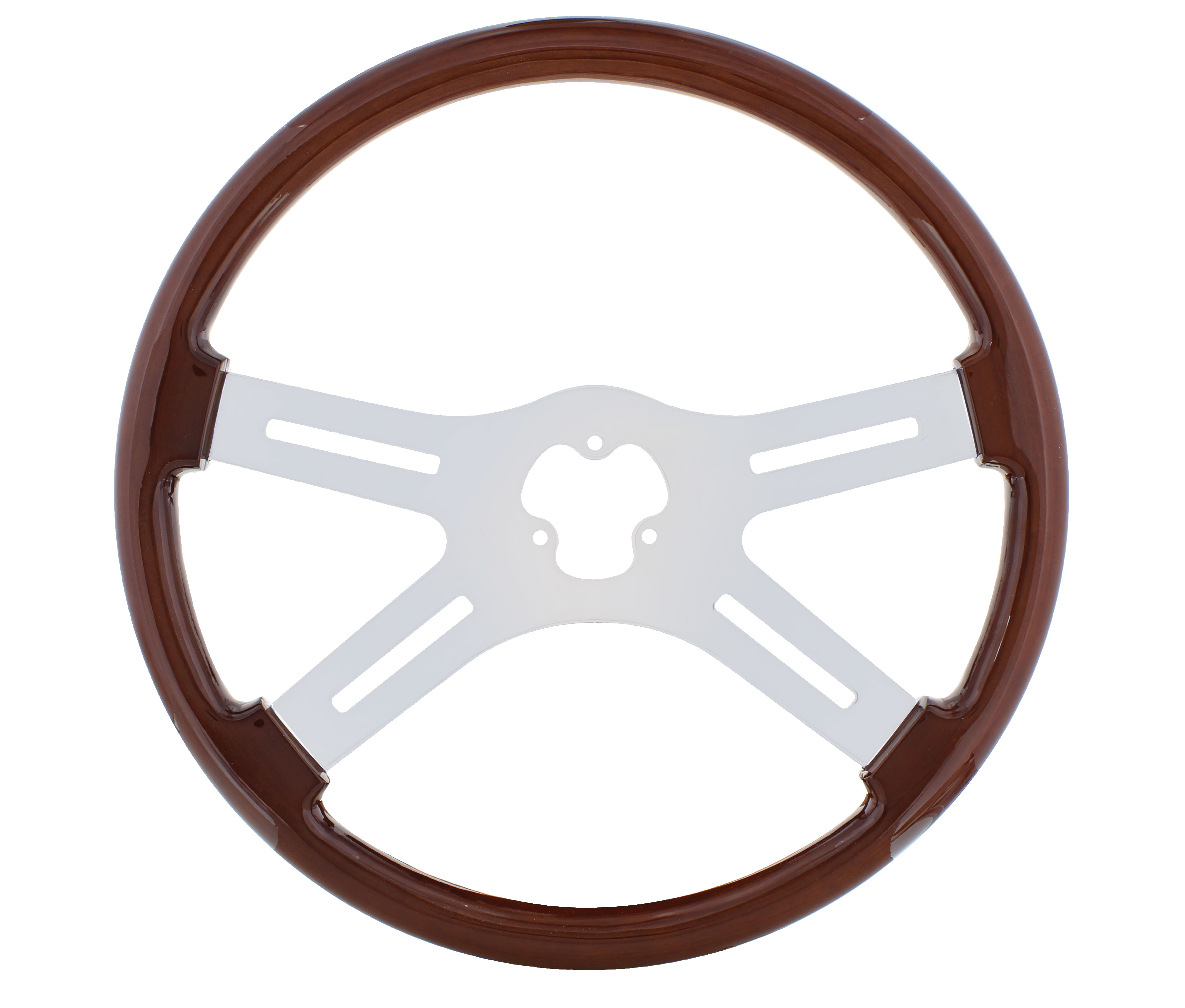 18" Chrome Steering Wheel - 4 Spoke