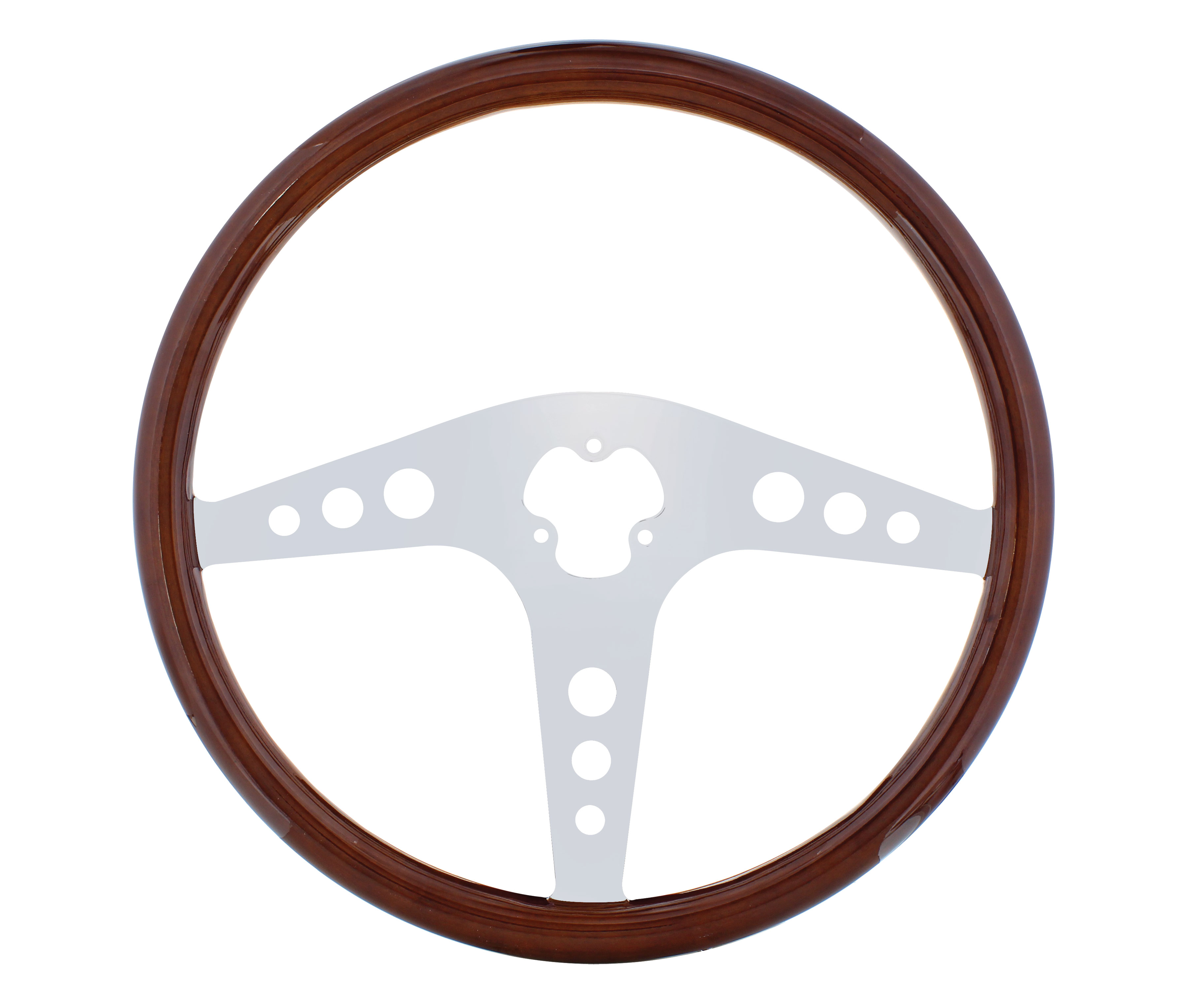 18" Chrome Steering Wheel - 3 Spoke "Gt"
