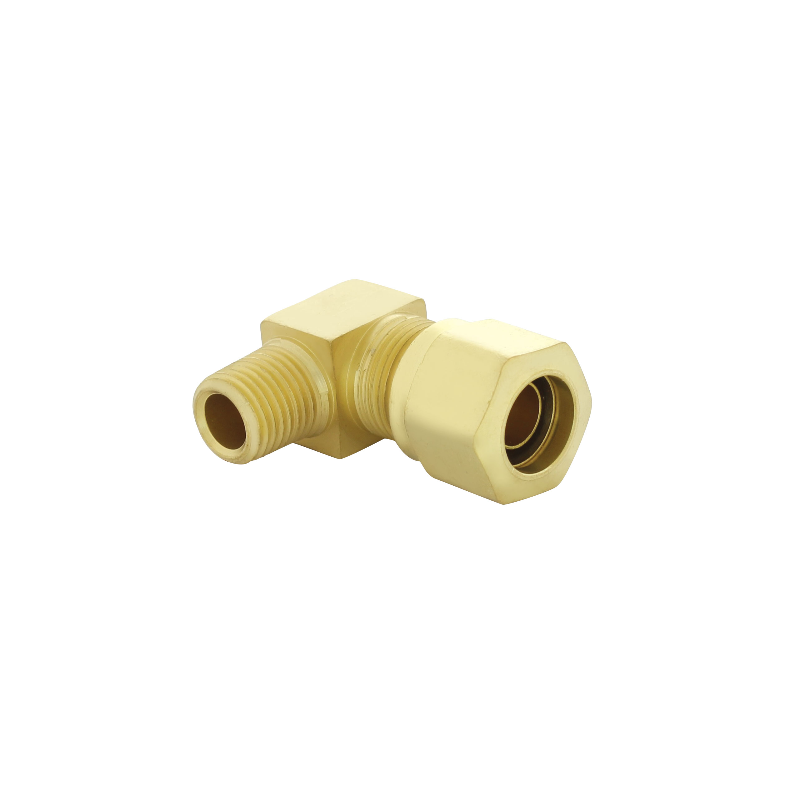 1/2"X1/4" Male Elbow Brass Fitting (4/Set)