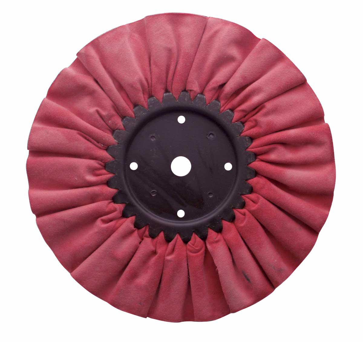 10" Red Tough/Hard Buffing Pad - 16 5/8 Ply. & 1/2" Arbor