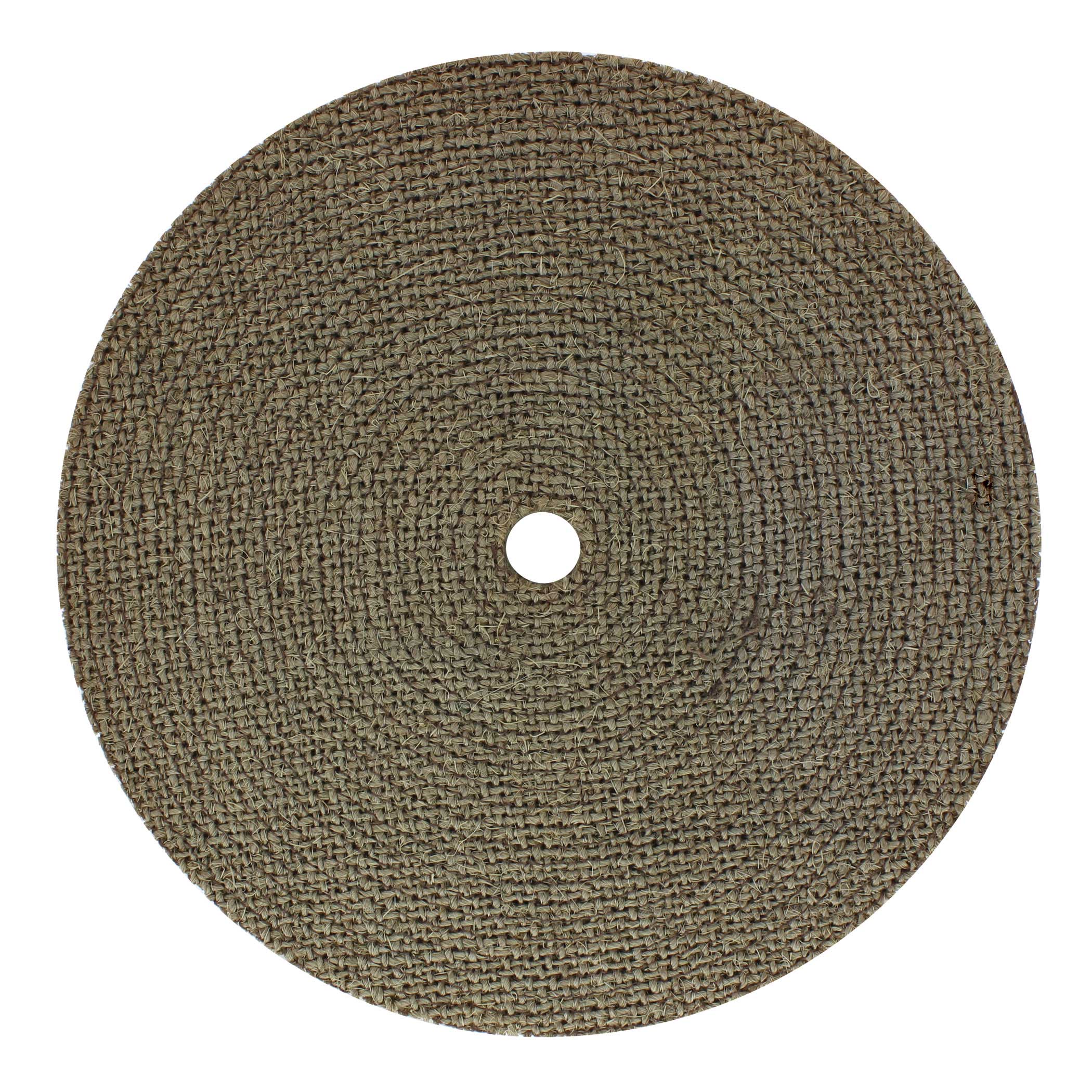 14" Blue Sisal Buffing 1 1/8" Arbor 1/4" Sewn