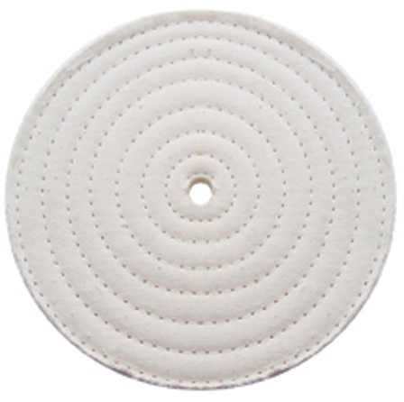 (Pack) 4" Assorted Soft Muslin/Spiral Sewn - 30 Ply. & 1/2" Arbor