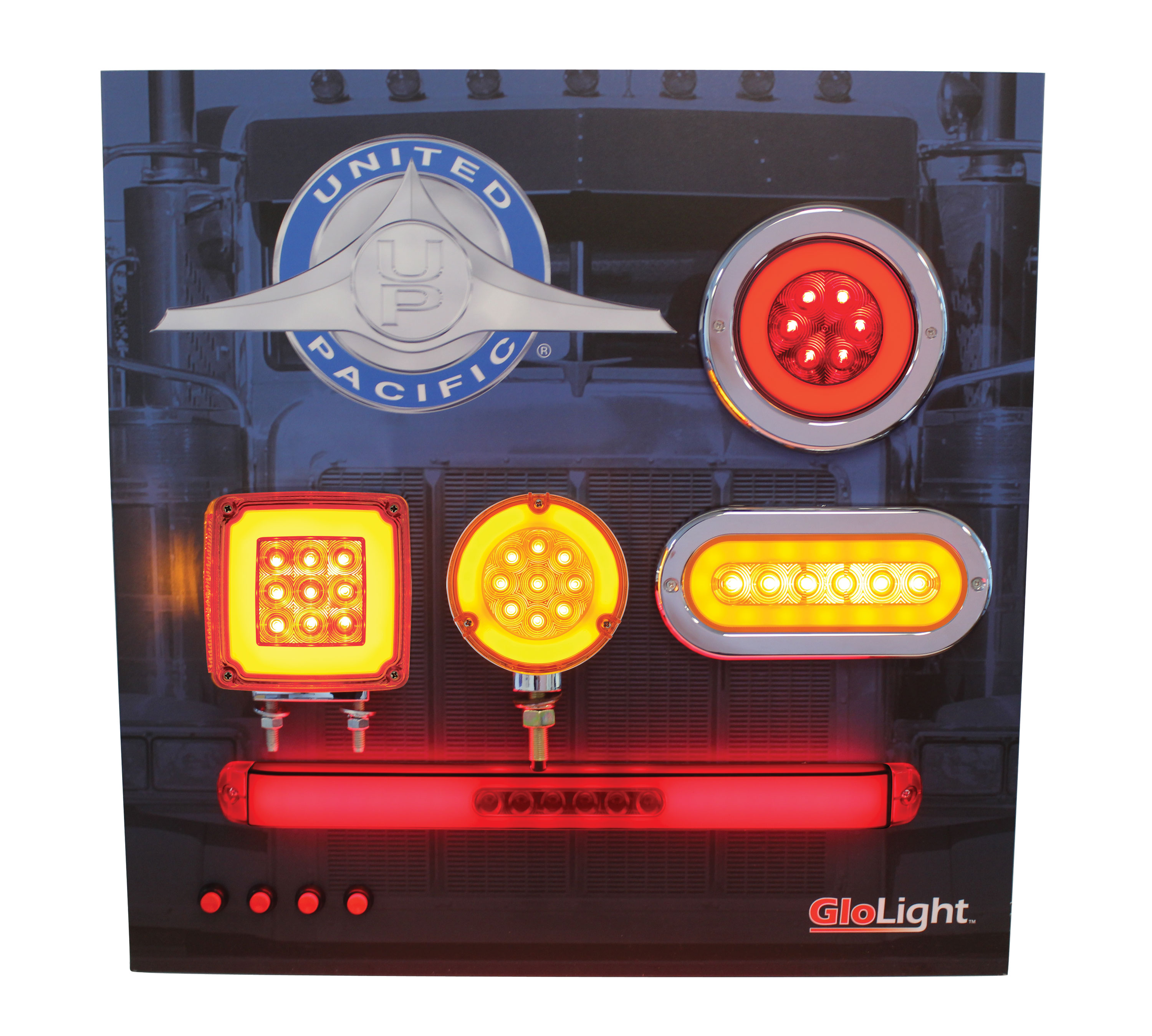 United Pacific Led "Glo" Light Display