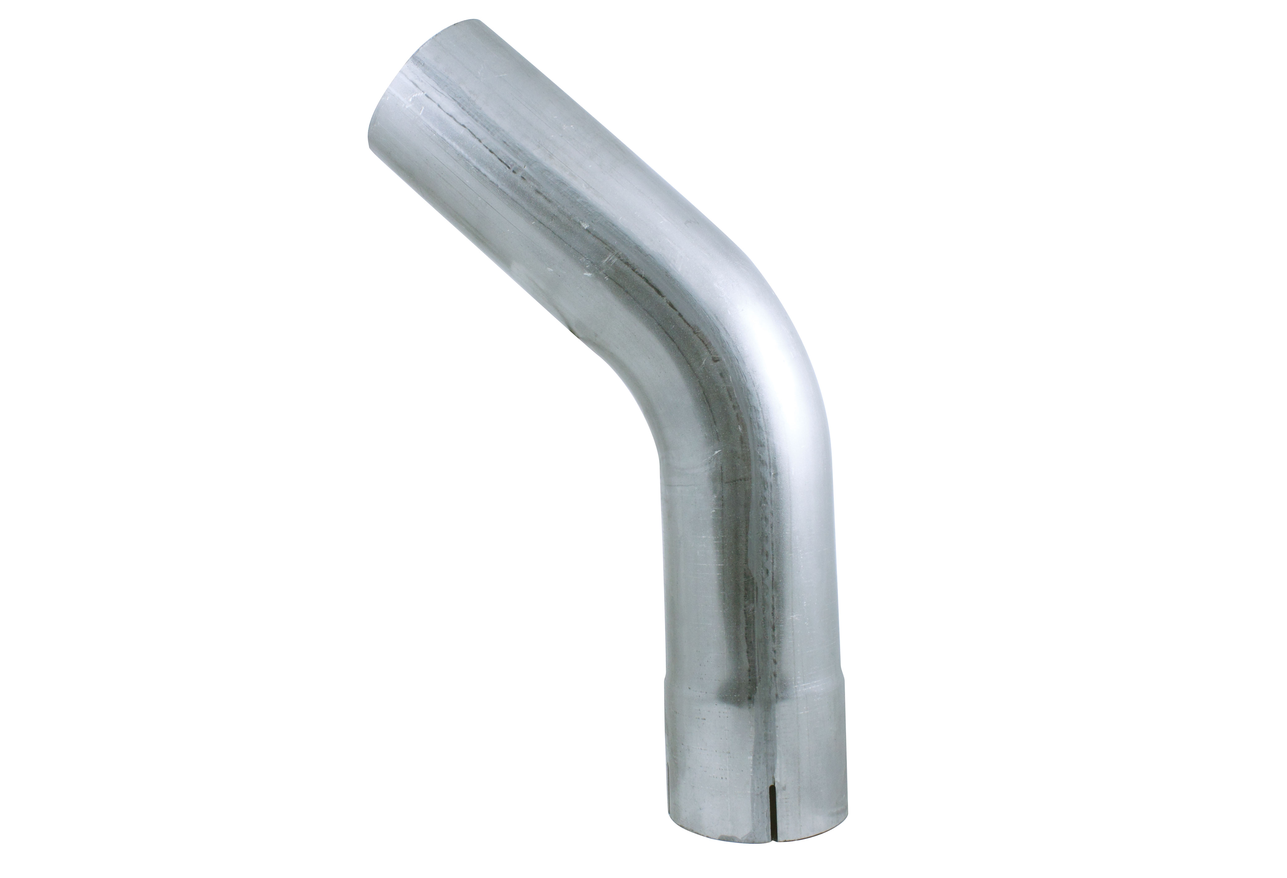 Aluminum 45 Angled Expended Elbow, 4" I.Dia., 4" O.Dia. - 9" X 9" Diameter