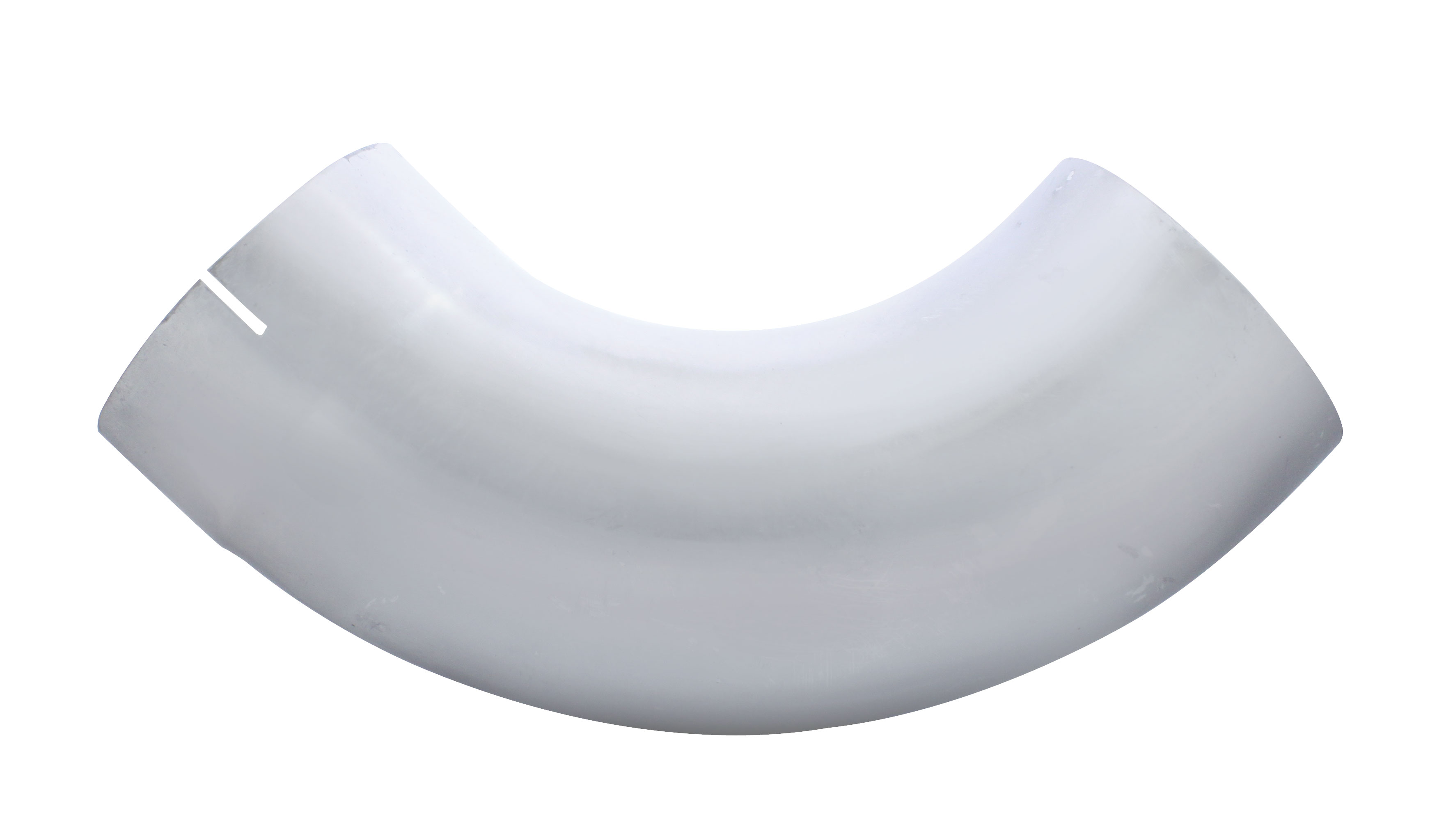 Aluminum 90 Exhaust 6" Expanded Elbow, 6" I.Dia., 6" O.Dia. - 13" X 13"