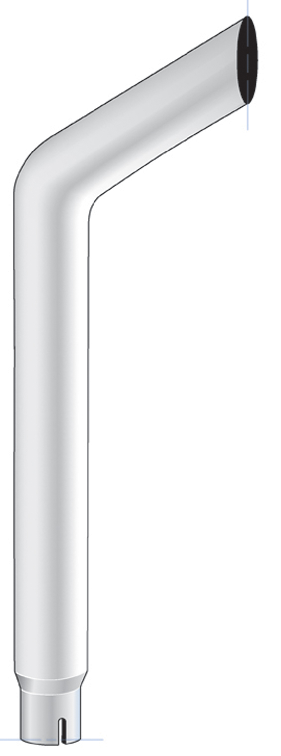 Bull Horn Exhaust, 5" Dia., 48" L