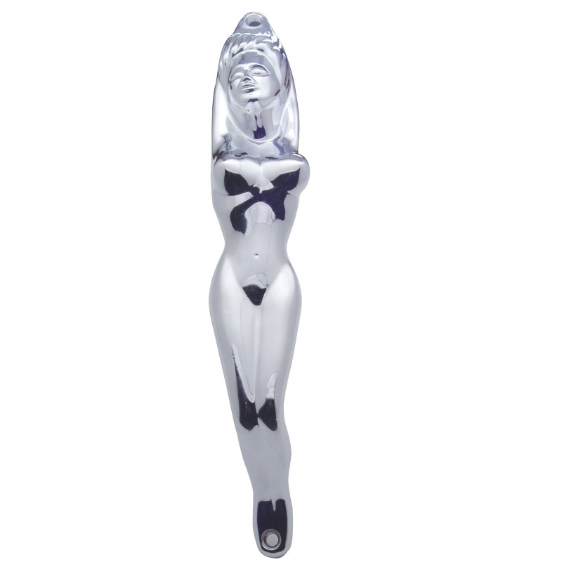 Chrome Nude Lady Grab Handle