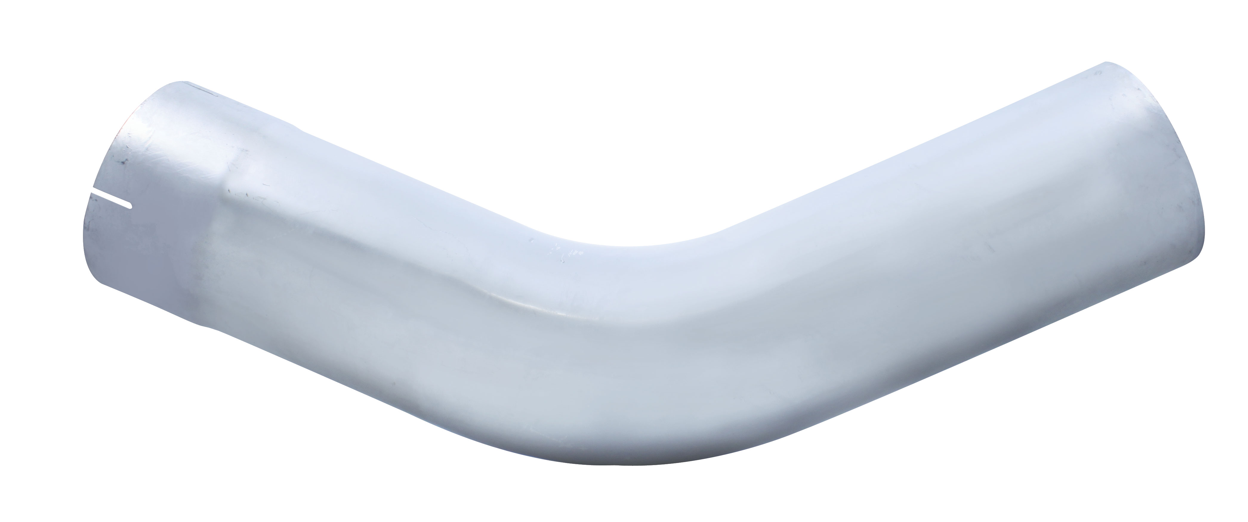 Chrome 45 Angled Expended Elbow, 6" I.Dia., 6" O.Dia. - 15" X 15" Diameter