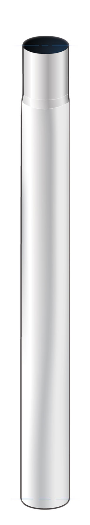 5" Straight Center Spool, 48" L