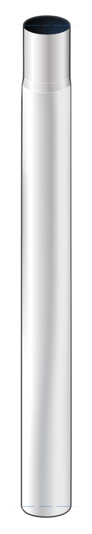 5" Straight Center Spool, 55" L