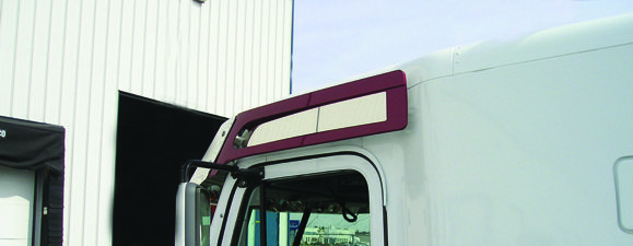 Freightliner, Coronado Sunvisor Side Insert