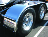 132inch Smooth Full Fender w, Rolled Edge, (39 -54 -39 ), 14 Ga.