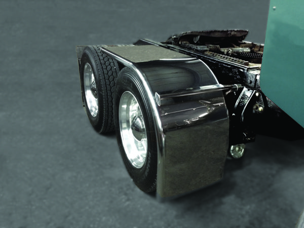 80inch Fully Smooth Low Riderinch Half Tandem Fender with Rolled Edge, 14 Ga.