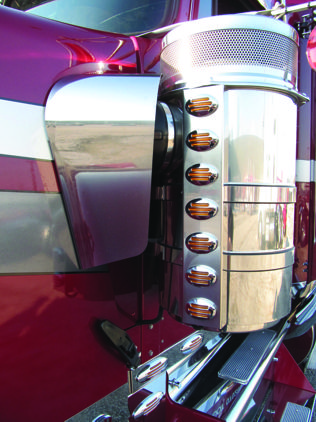 Kenworth, W900 Blank Air Filter Shroud, (1982+)