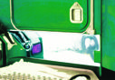 Kenworth, T600 Door Kick Plate, (1998+)