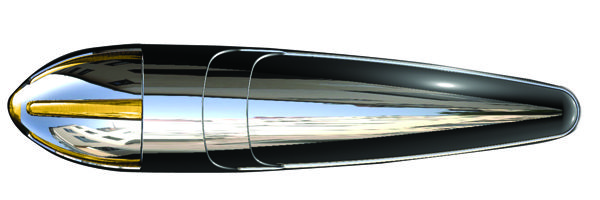 Flatline Peterbilt, Cab LED with Housing, (46 Diodes)