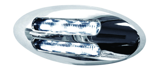 Small Marker Flatline White LED, (8 Diodes)