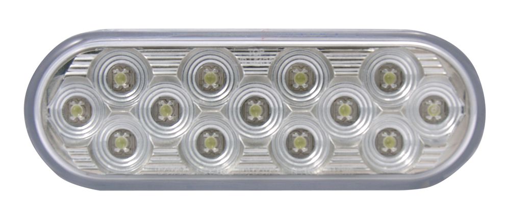 Oval Mirror White Back-Up LED, (13 Diodes)