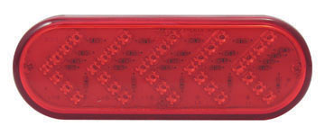 Oval Sequential Arrow Red LED, (35 Diodes)