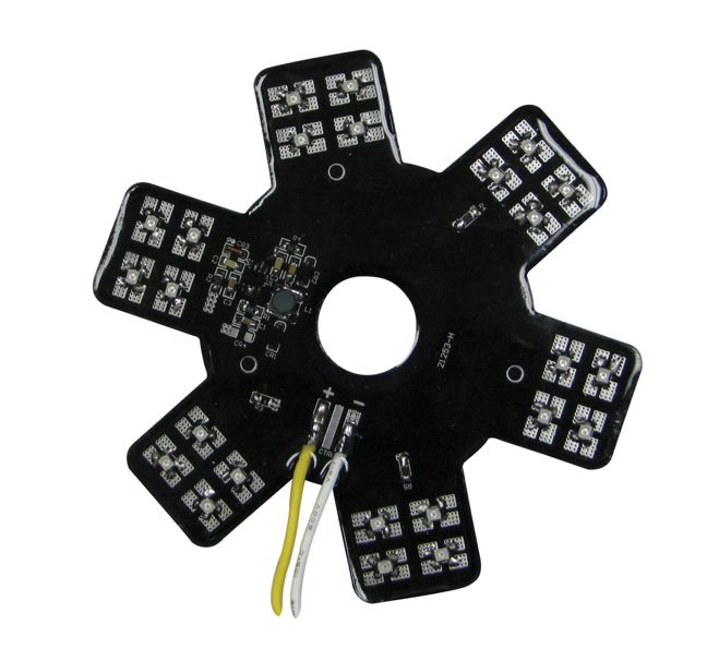 5inch Star Amber LED for 13inch Donaldson Air Breather, (24 Diodes)