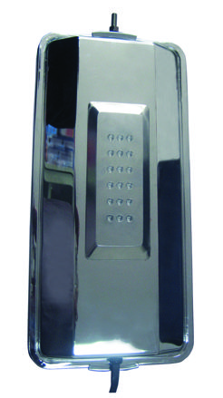 7inch X 16inch HEATED WESTCOAST STAINLESS STEEL MIRROR WITH TM-WLED INCLUDED
