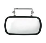 Stainless Rectangular Convex Mirror