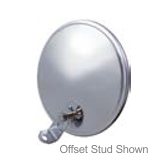 Stainless Convex Mirror 8 1/2 inch  Convex Mirror - Center Stud