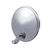 Stainless Convex Mirror 8 1/2 inch  Convex Mirror - Offset Stud