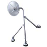Stainless Tripod Fender Mirror 8 1/2 inch  Convex Mirror