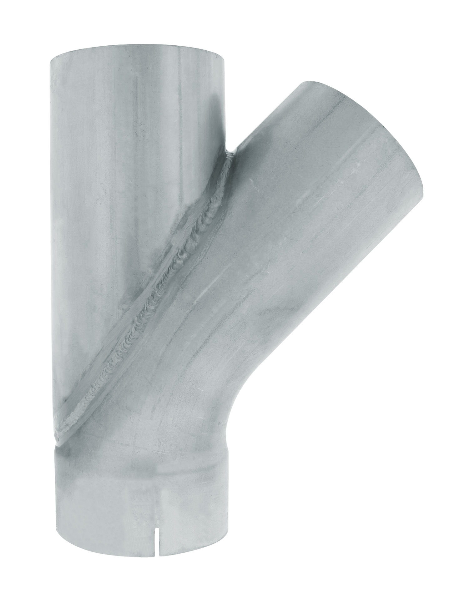 Aluminized Universal 45 Degree Y Pipe - 5" Dia., 13" L
