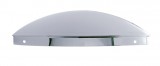 Chrome Standard Front Dome Hub Cap - 1/2" Lip