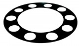 Black Plastic Rim Protector