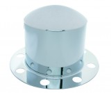 Chrome Rear 2Pc. Axle Cover - 8 Holes Uni-Mount Ring