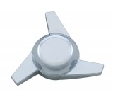Chrome Die-Cast Spinner - 3 Bar Left Swing