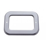 Chrome Plastic Kenworth "Studio Sleeper" Bezel W/ Visor