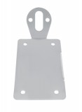 Chrome "Bobber" Style Side Mount Fender Light Bracket - Vertical