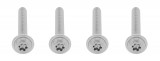 Freightliner Cascadia Grill Screw Set - Chrome Fin