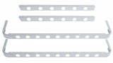 (4/Bulk) Stainless Steel Peterbilt 63" Sleeper Kit W/ 2" Light Cutout X 32