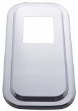 (Skpk) Stainless Steel Peterbilt Shift Plate Cover - Short Hood